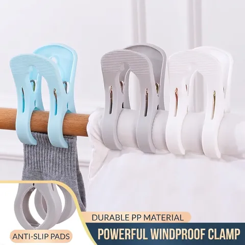 Pinzas Grandes Para Edredones De Plástico Pinzas Resistentes Al Viento Para Secar Mantas Ropa Y Sábanas