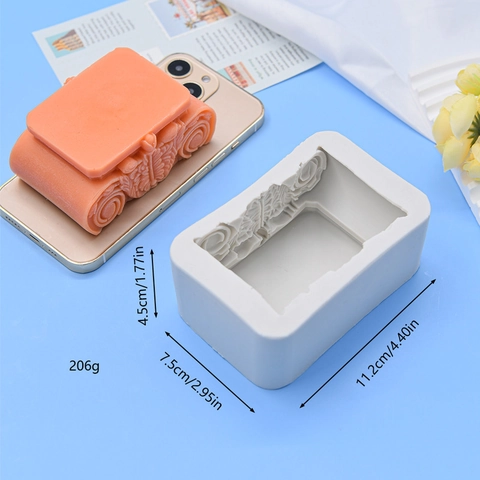 Klassisches Europäisches Relief Silikonform Für DIY Handgemachte Seife Kerze Gips Aromatherapie Basis Dekor