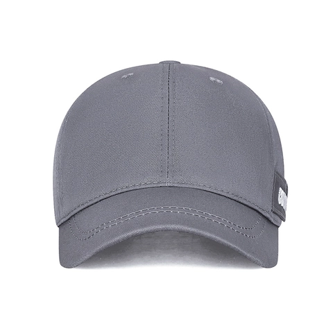 Unisex Solid Color Cotton Baseball Cap Short Brim Adjustable Sun Protection Breathable Hat With Control Embroidery