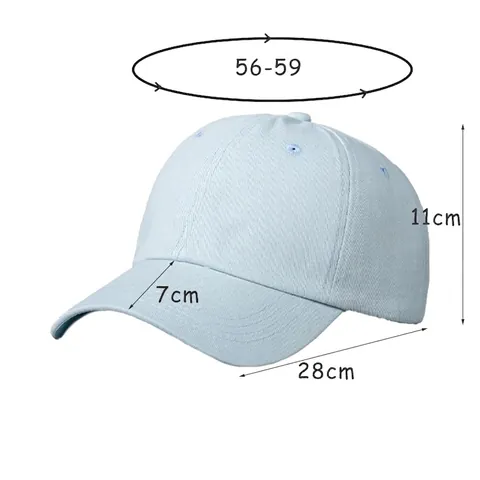Classic Baseball Cap 100 Percent Cotton Sun Protection Adjustable Solid Color Breathable Outdoor Casual Unisex Hat