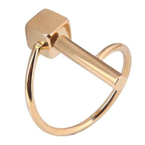 Anelli In Lega Di Moda Per Donna Puzzle Di Cuore Geometrico Minimalista Hip Hop Punk Gioielli Regolabili Elegante