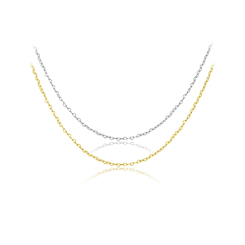 Collana A Catena Con Maglie A Cuore In Argento Sterling 925 Per Donna Stile Francese Elegante Girocollo Minimalista A Cuore