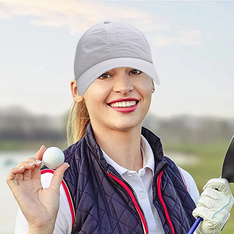 Quick Dry Visor Hat Ice Satin Cotton Modal Topless Sun Cap Outdoor Sports UV Protection Adjustable Solid Color Women Men