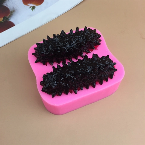 Silicone Mold Abalone And Sea Cucumber Shape For DIY Cake Mousse Fondant Aromatherapy Candle Epoxy Resin Plaster