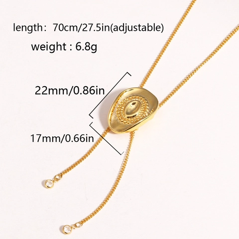 Western Cowgirl Hut Bolo Tie Halskette Verstellbar Messing Vergoldet Schmuck Mit Zirkonia Akzenten Für Damen Geschenk
