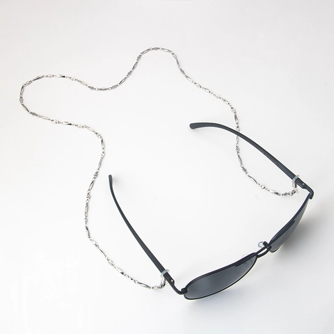 Stainless Steel Eyeglasses Chain Rhinestone Anti Slip Sunglasses Strap Holder Cord Decorative Fashion Eyewear Accessory