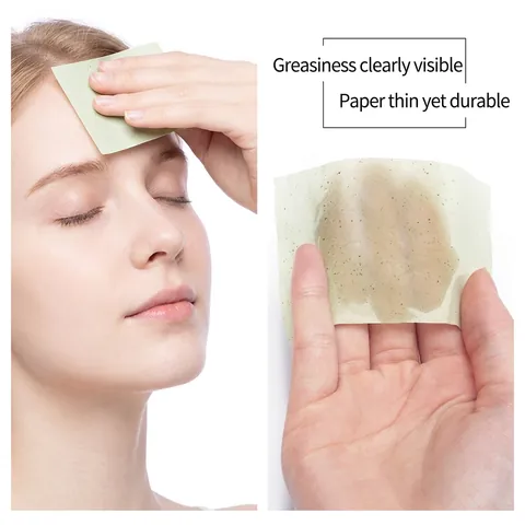 Papel Absorbente De Aceite Facial Portátil Pulpa De Madera De Lino Toallitas Absorbentes Limpieza Facial Control De Aceite