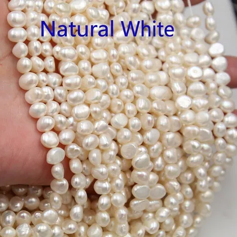 Natural Freshwater Artificial Baroque Pearl Loose Beads Irregular Shape For DIY Jewelry Making Handicraft Supplies