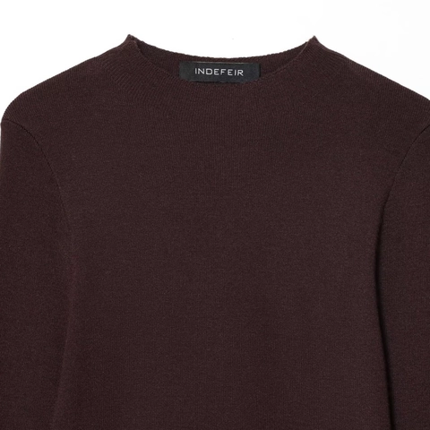 Maglia In Maglia A Maniche Lunghe Da Donna Girocollo Vestibilità Slim Tinta Unita Minimalista