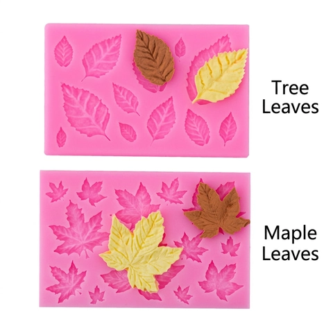 Stampo Silicone Foglia Acero Decorazione Torta Fondente Cioccolato Caramelle Gelatina Strumento Cottura Resistente Calore