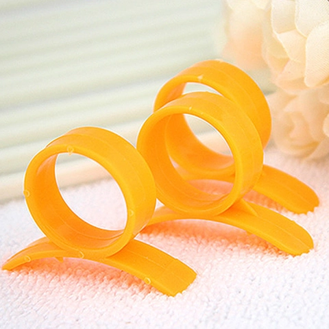 Outil Éplucheur D'orange Anneau De Doigt Plastique Extracteur De Peau D'agrumes Forme D'escargot Gadget De Cuisine Manuel