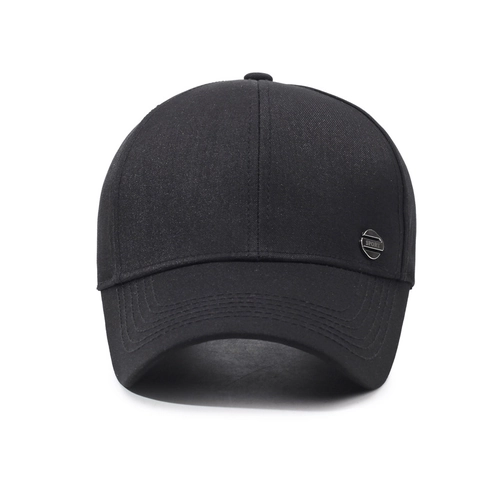 Baseball Kappe Herren Damen Verstellbar Polyester Sonnenschutz Sport Freizeit Hut Mit Metall Dekor
