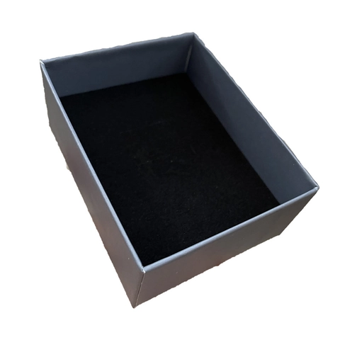 Scatola Regalo Gioielli Carta Confezione Custodia Con Spugna Per Collana Orecchini Anello Elegante Minimalista Matrimonio Compleanno
