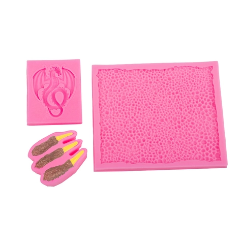 Halloween Dragon Eye Claw Scales Silicone Mold Fondant Chocolate Cake Decoration Resin Clay Crafting Bakeware