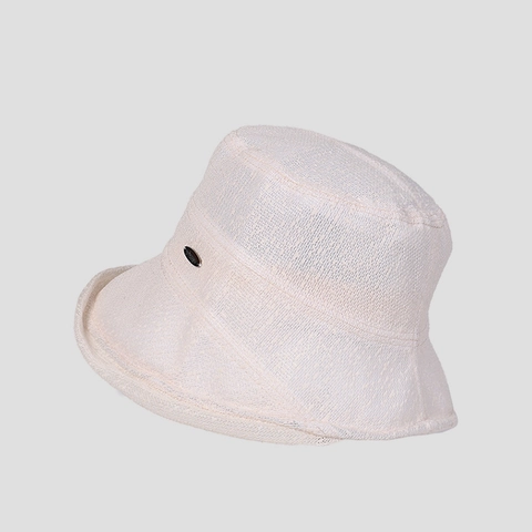 Women Lace Bucket Hat Breathable Sunshade Summer Sun Hat Foldable Wide Brim Japanese Style Elegant Minimalist Mesh Cap