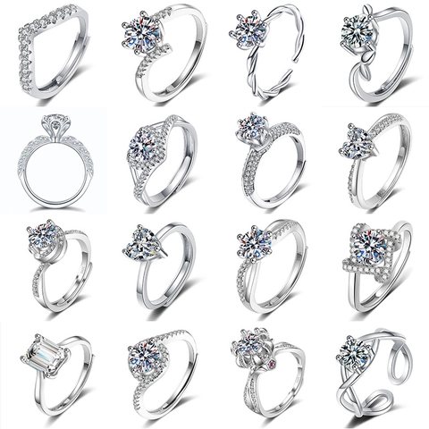 Elegant Solitaire Adjustable Ring Copper With Sparkling Cubic Zirconia Crown Setting Wedding Engagement Jewelry For Women