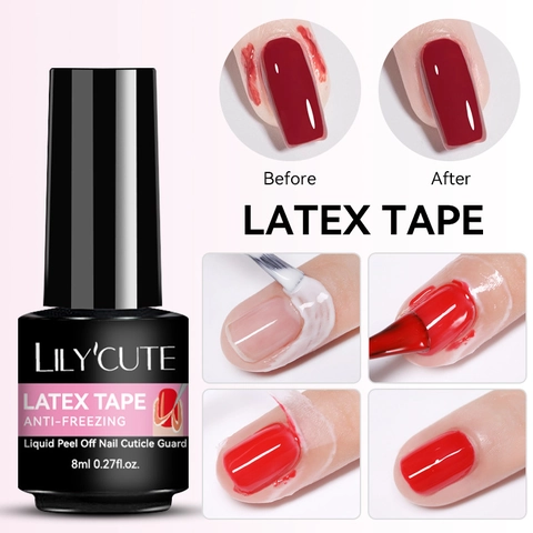 Protezione Unghie In Lattice Rimovibile Proteggi Cuticole Liquido Strumento Manicure