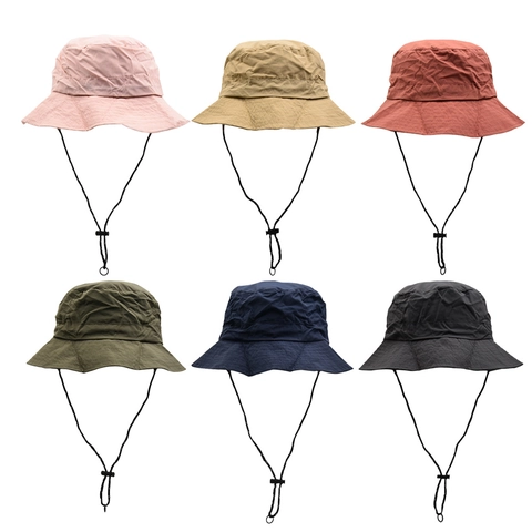 Outdoor Vissershoed Katoen Polyester Mix Waterdicht Winddicht Verstelbaar Trekkoord Opvouwbare Lichte Zonbescherming Wandelen