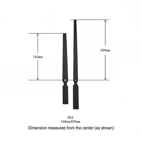 Aluminum Hour And Minute Clock Hands For Quartz Movement Wall Clock Repair Replacement Modern DIY Minimalist Pointer
