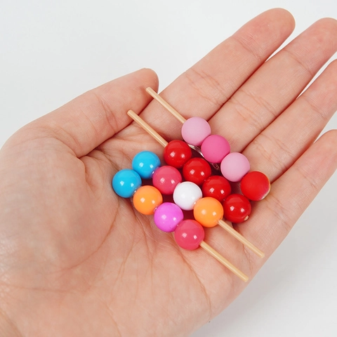 Miniature Simulation Food Candied Haws PVC DIY Craft Accessories For Dollhouse Decoration Creative Toy