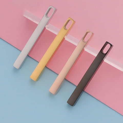 Bar Pendant 304 Stainless Steel 3D Rectangular Cuboid Mirror Polished DIY Jewelry Making Accessory Smooth Metal Blank Strip