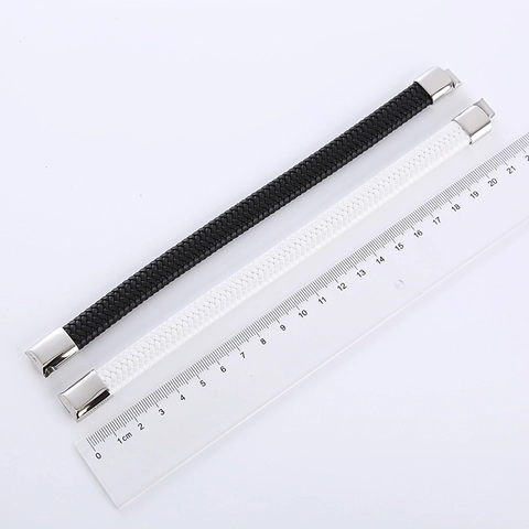 Bracciale In Pelle PU Intrecciata Acciaio Inossidabile 304 Chiusura Magnetica Gioielli Minimalisti Tessuti A Mano Per Uomo E Donna
