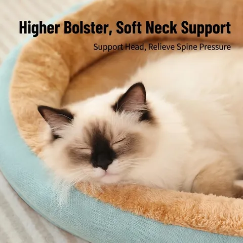 Letto Caldo In Peluche Per Animali Gatti Piccoli Cani Rimovibile Lavabile Nido Per Gatti Inverno Antiscivolo Divano