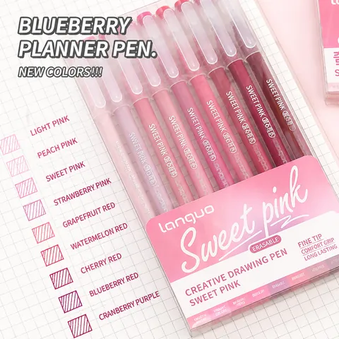 Aesthetic Gel Pens Morandi Color Large Capacity For Journaling Drawing Scrapbooking Smooth Writing Plastic Pens For Students