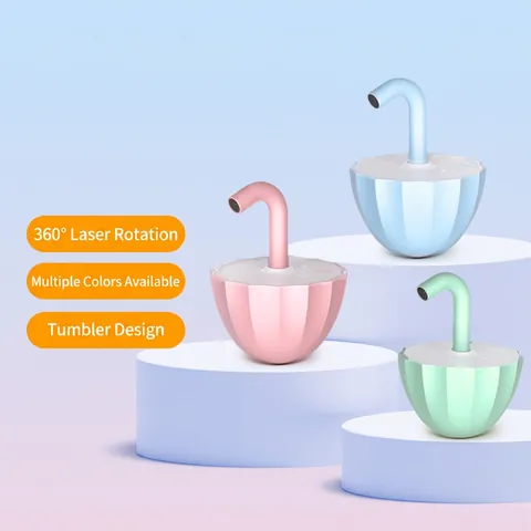 Juguete Automático Para Gatos Con Láser Electrónico Interactivo Rotación Total Recargable USB Tacto ABS Plástico