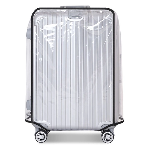 Transparent Luggage Cover Thickened PVC Suitcase Protector Waterproof Dustproof Travel Accessories Clear Bag Cover