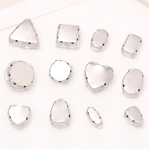 Kristalglas Strass Steentjes Met Metalen Klauwzettingen Diverse Vormen Voor DIY Sieraden Maken Kleding Decoratie Knutselen