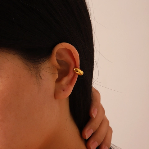 Stainless Steel Ear Cuffs Non Piercing Earrings Gold Plated Minimalist Waterproof Hypoallergenic Jewelry For Women
