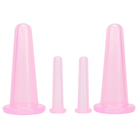 Professional Plastic Facial Cupping Therapy Cups For Face Eye Massage Vacuum Suction Skin Lifting Beauty Tool For Women Men