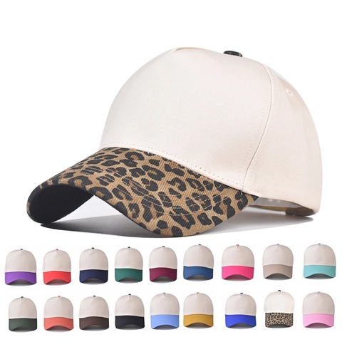 Cappello Da Baseball In Cotone Bicolore Regolabile Snapback Visiera Curva Protezione Solare Outdoor Tempo Libero Uomo Donna