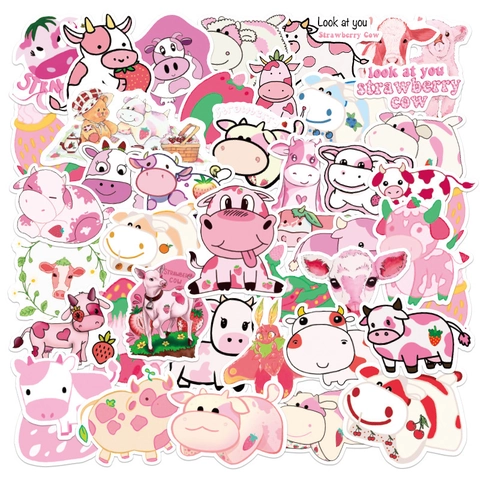 Wasserdichte PVC Graffiti Aufkleber Decals Für Laptop Koffer Gitarre Skateboard Kawaii Tier Blume Hippie Stil Deko