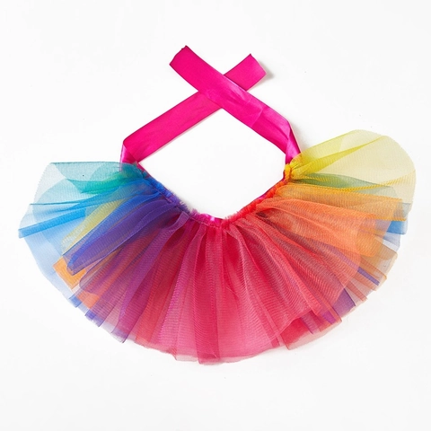 Pet Tutu Skirt Princess Mesh Tulle Dog Dress With Satin Ribbon For Birthday Party Festival Costume Small Dogs Cats