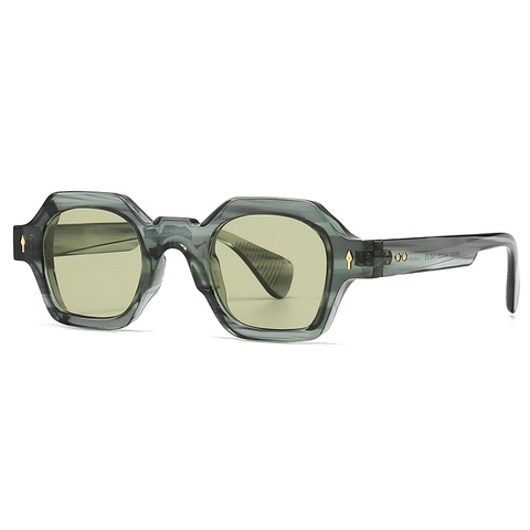 Occhiali Da Sole Esagonali Retro Per Donna E Uomo Protezione UV400 Montatura In Plastica Geometrici Trendy Street Style