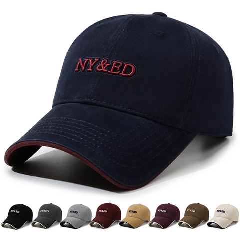 Cappello Da Baseball In Cotone Vintage Lettere Ricamate Regolabile Protezione Solare Cappello Outdoor Per Uomo E Donna