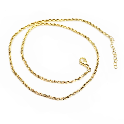 Gold Copper Chain Necklace For Women Adjustable Ball Chain Rope Chain Cuban Link Pig Nose Chain Jewelry Accessory