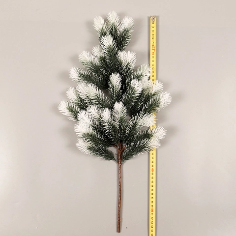 Artificial Christmas Teardrop Swag Upside Down Tree PE Pine Needle Snow Flocked Door Hanging Wall Decor Holiday Party