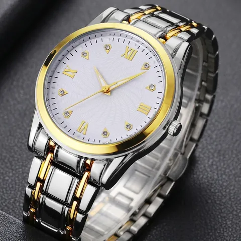 Orologio Da Polso Da Uomo Al Quarzo Cinturino In Acciaio Inossidabile Luminoso Impermeabile Giorno Data Business Moda Analogico