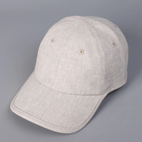 Gorra De Béisbol De Lino Transpirable Protección Solar Ajustable Verano Casual Minimalista Sombrero De Sol Mujeres Hombres