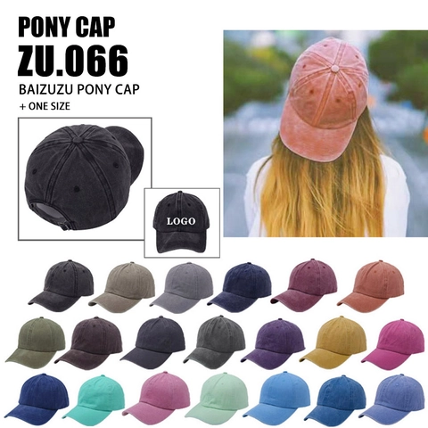 Washed Cotton Baseball Cap Vintage Distressed Plain Solid Color Curved Brim Adjustable Sun Protection Outdoor Unisex