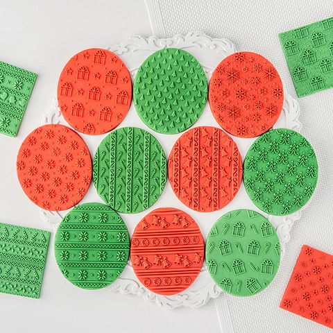 Moules À Biscuits De Noël Plastique Flocon De Neige Bonhomme En Pain Épice Motifs Fondant Tampons Gaufrage DIY