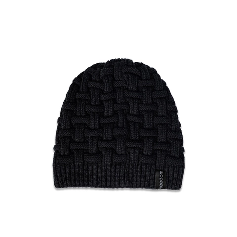 Gorro Beanie Tejido De Cesta Gorra De Punto Gruesa Cálida Térmica Forrada De Felpa Invierno Exterior Retro Unisex