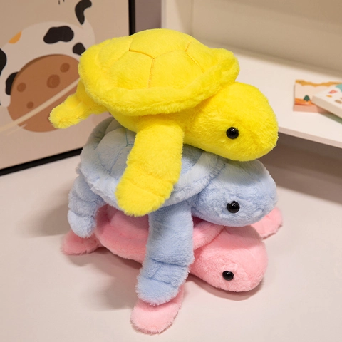 Turtle Plush Toy Sea Turtle Stuffed Animal Soft Short Plush Home Decor Gift Cute Animal Doll For Kids