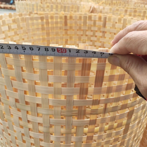 Natuurlijk Rotan Singelband Gaas Voor Kastdeur Meubelrenovatie Woondecoratie Doe-het-zelf Geweven Bamboe Materiaal Rol