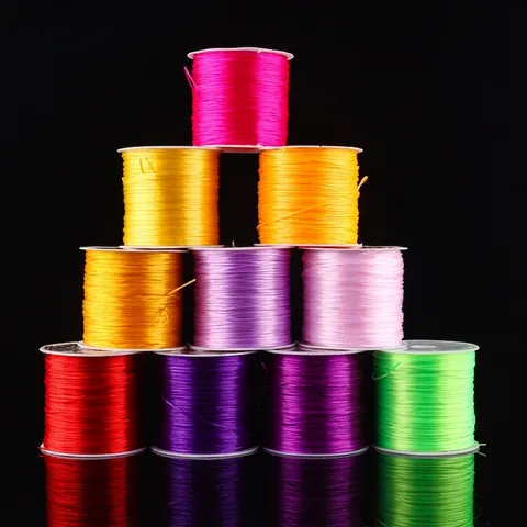 Strong Stretchy Elastic Beading Cord Polyurethane Thread For DIY Bracelet Necklace Jewelry Making Crafts