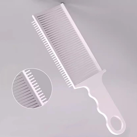 Professional Barber Fade Comb Plastic Flat Top Hair Clipper Positioning Styling Tool For Men Haircutting