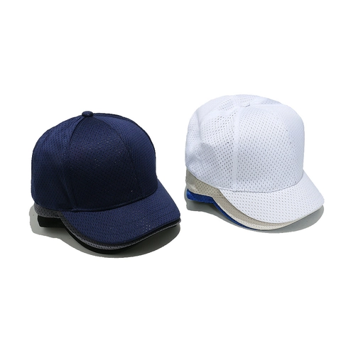 Gorra De Béisbol De Malla Completa Transpirable Visera Corta Color Sólido Protección Solar Ajustable Para Hombres Mujeres